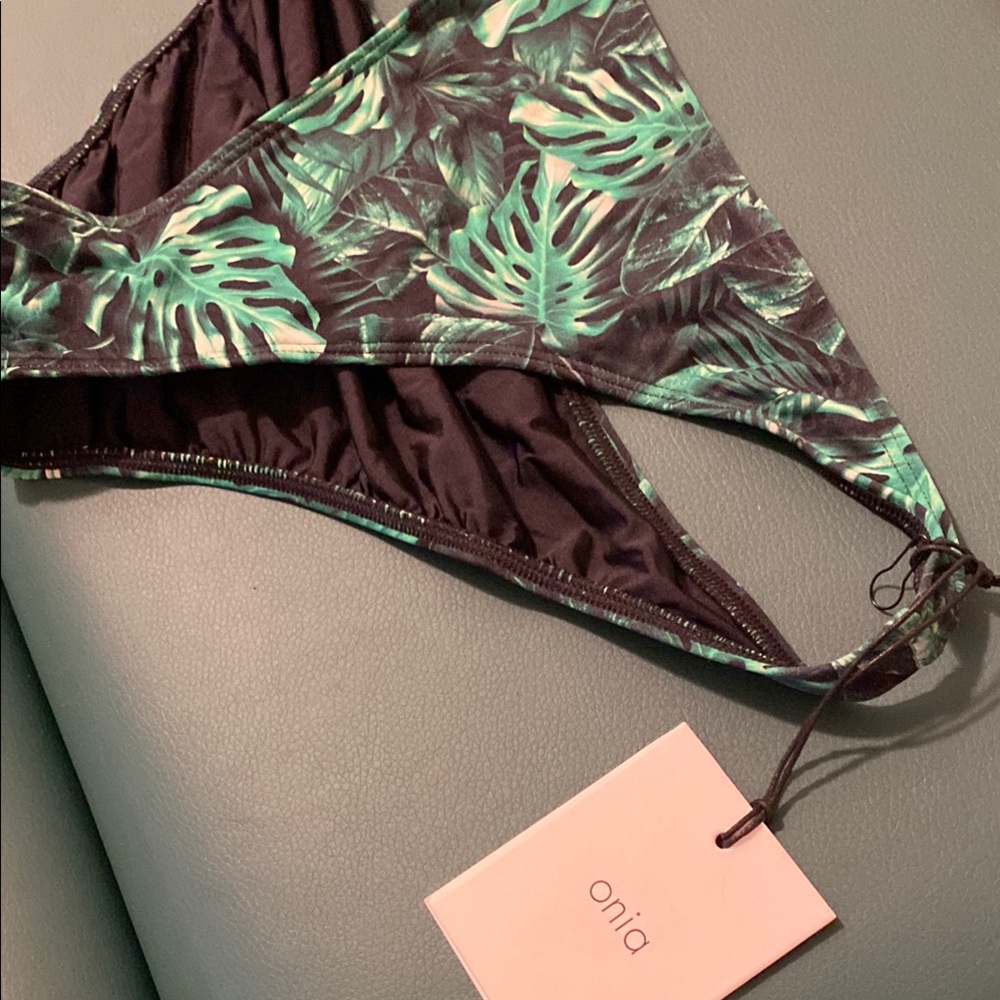 Down from $75!🎉Onia Green and Black Bikini Bottom